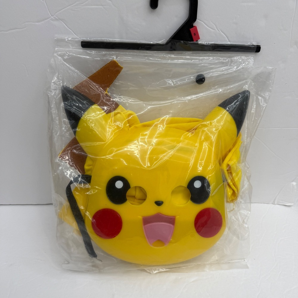 Rubies Pokemon Pikachu Costume Kids S Small Yellow Jumpsuit Mask Set